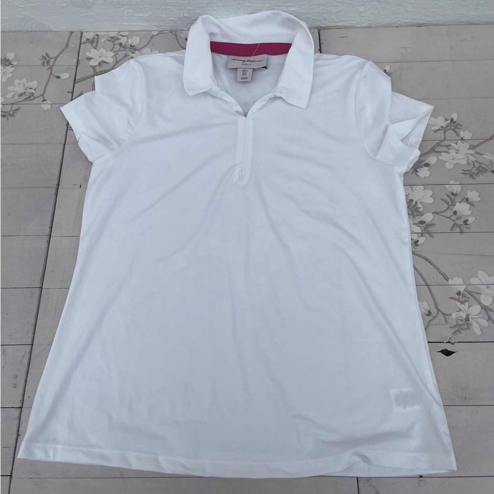 Tommy Bahama White Zipper Shirt